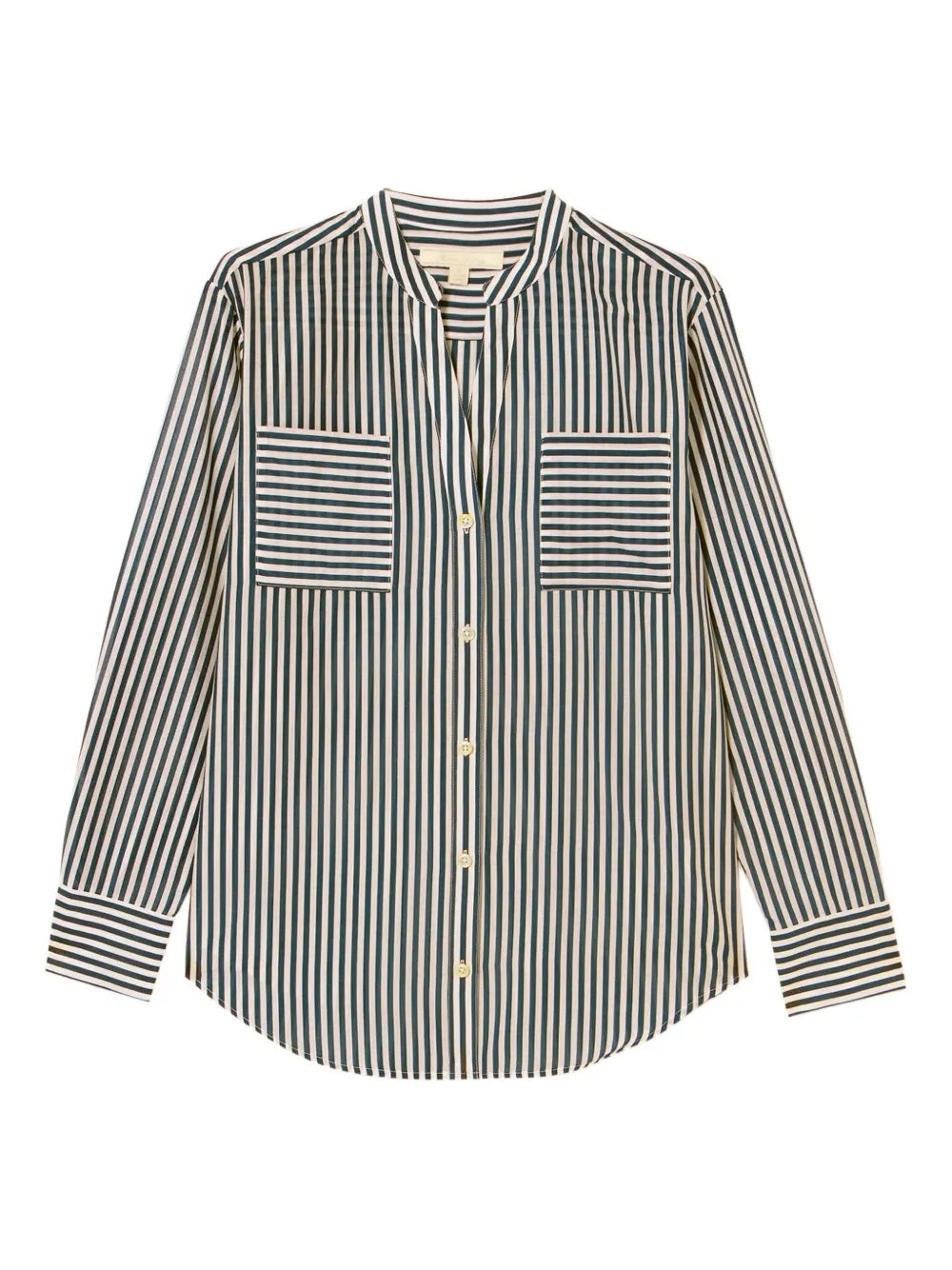 Striped Button-Up Shirt