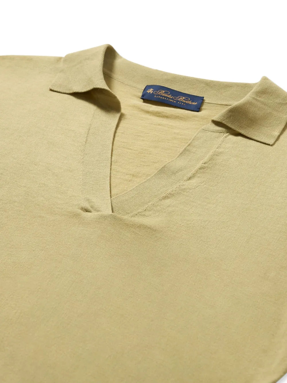 Cotton-Blend Polo Top