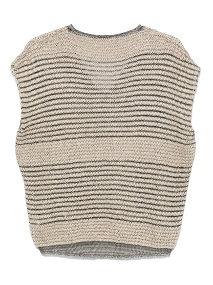 Striped Knitted Top
