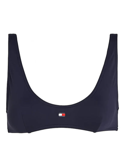 Logo-Print Bikini Top