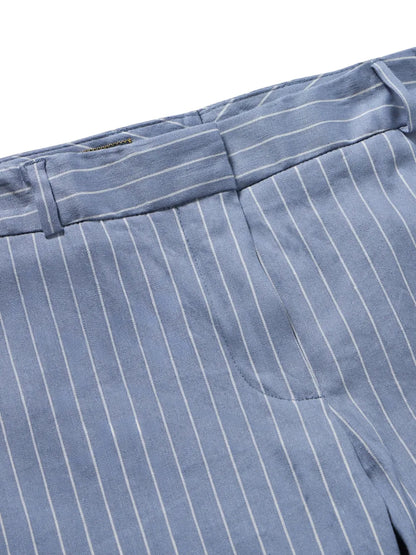 Pinstripe Trousers