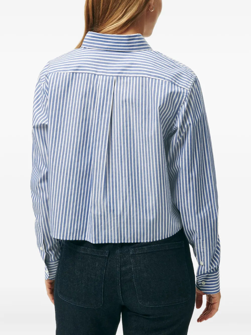 Striped Button-Up Shirt