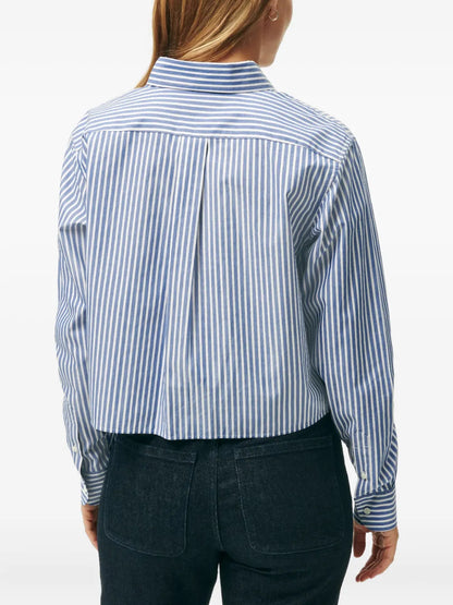Striped Button-Up Shirt
