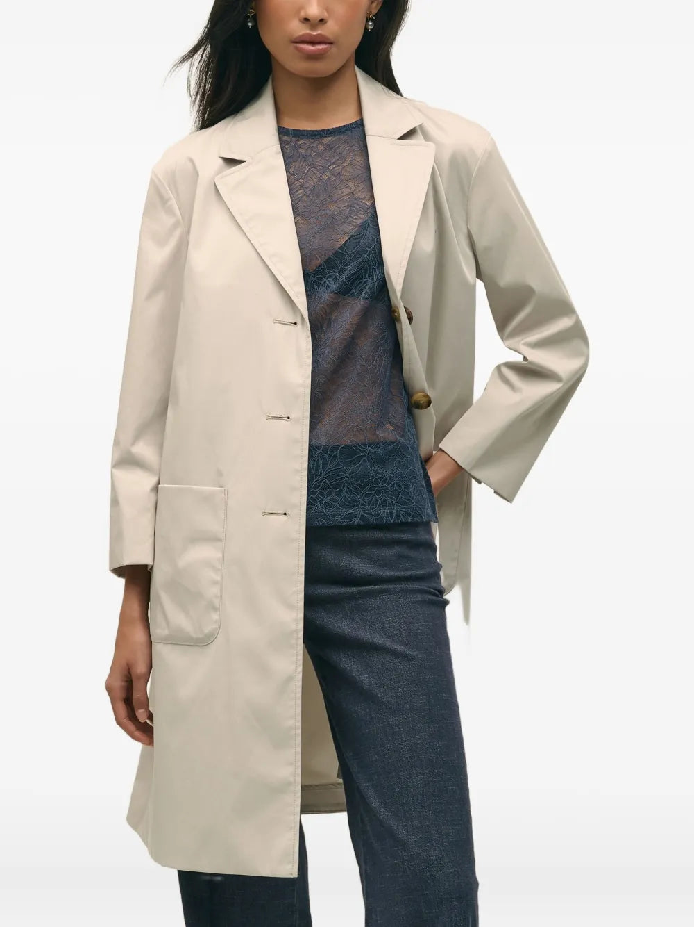 Double-Breasted Trench Coat