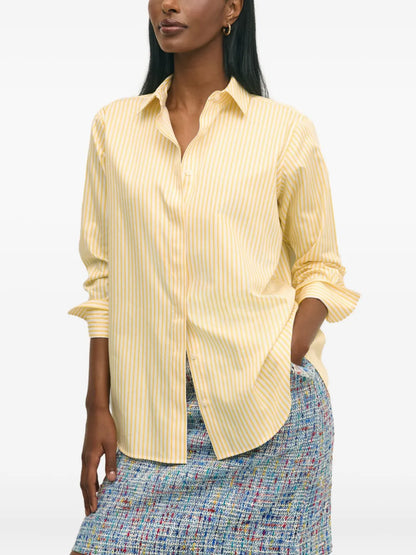 Striped Button-Up Shirt