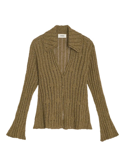 Ribbed Cardigan
