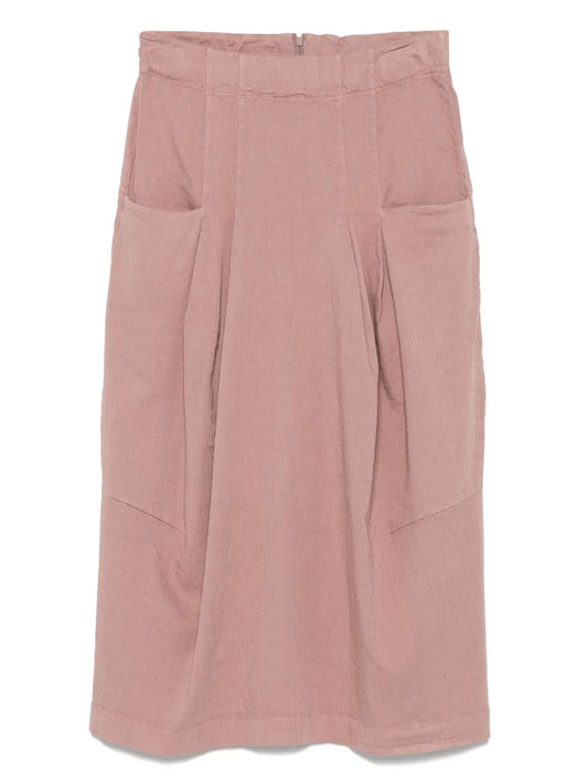 Pleated Midi Skirt