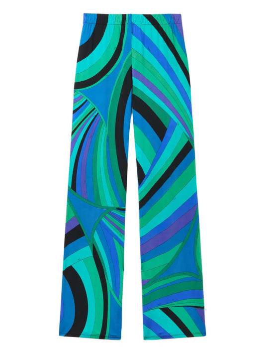 Iride-Print Trousers
