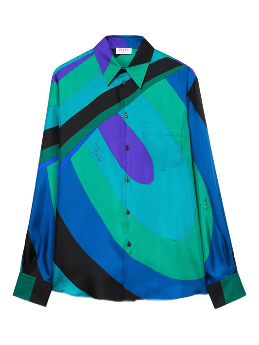 Iride-Print Shirt