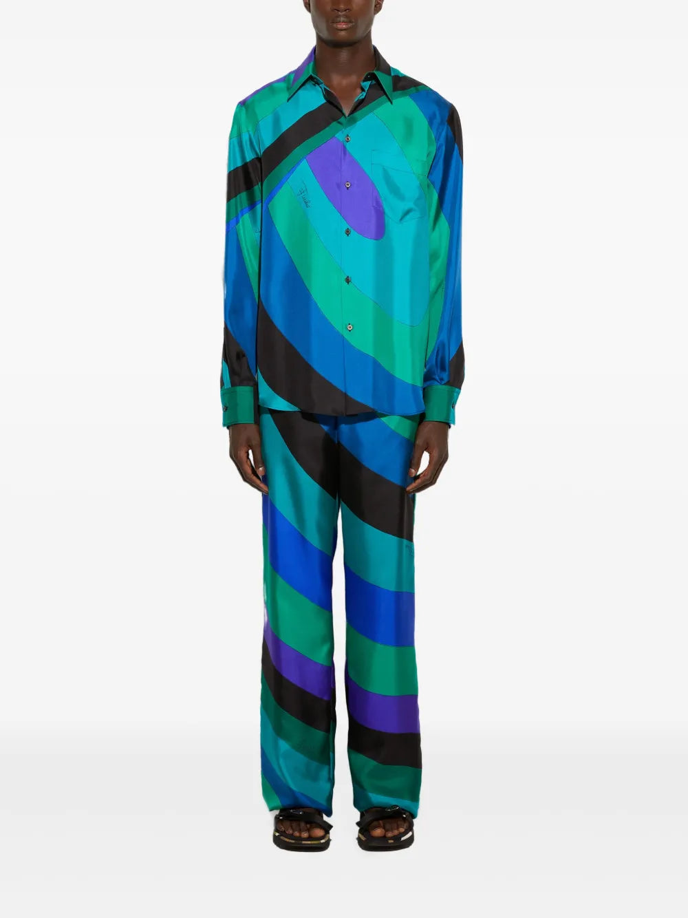 Iride-Print Shirt