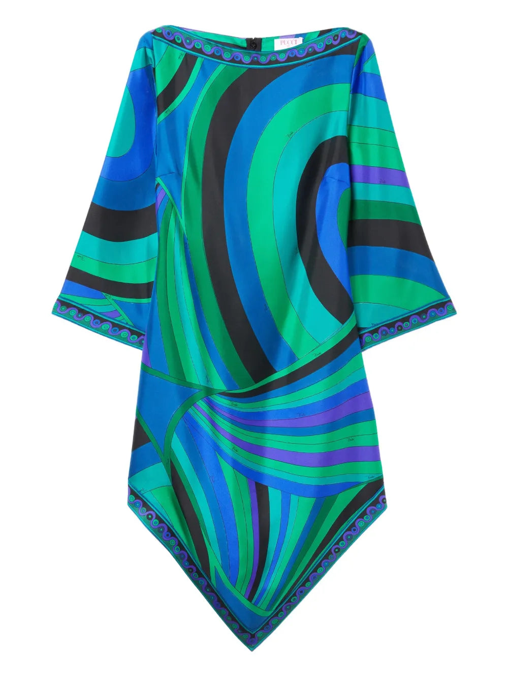Iride-Print Tunic Dress