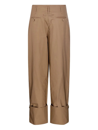Turn-Up Hem Trousers