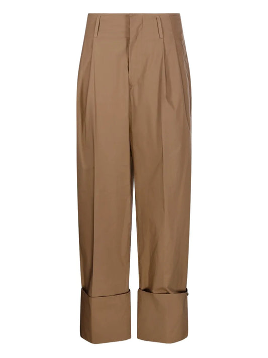 Turn-Up Hem Trousers