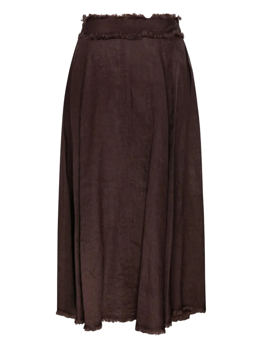 Linen Asymmetric Skirt
