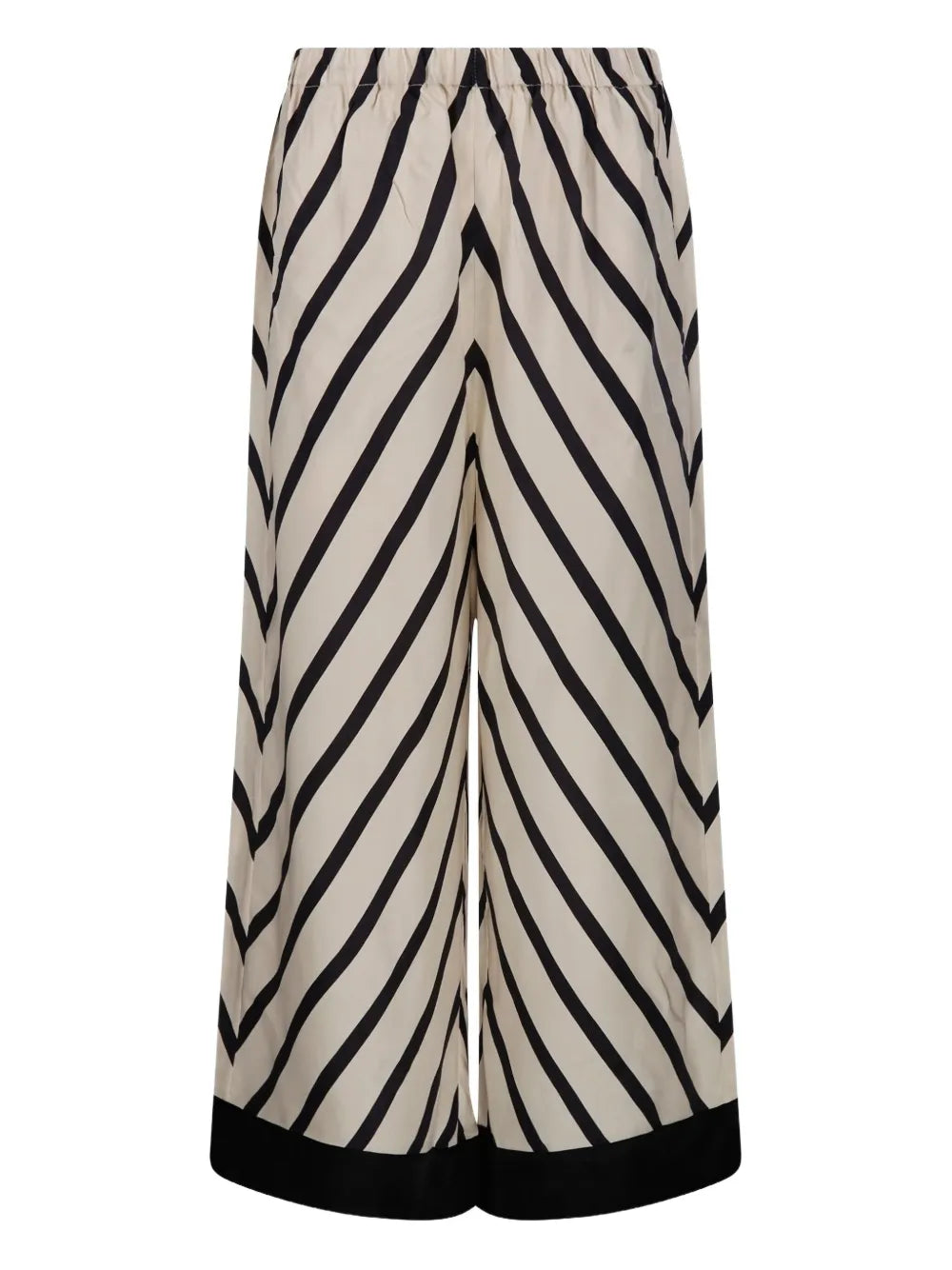 Striped Wide-Leg Trousers