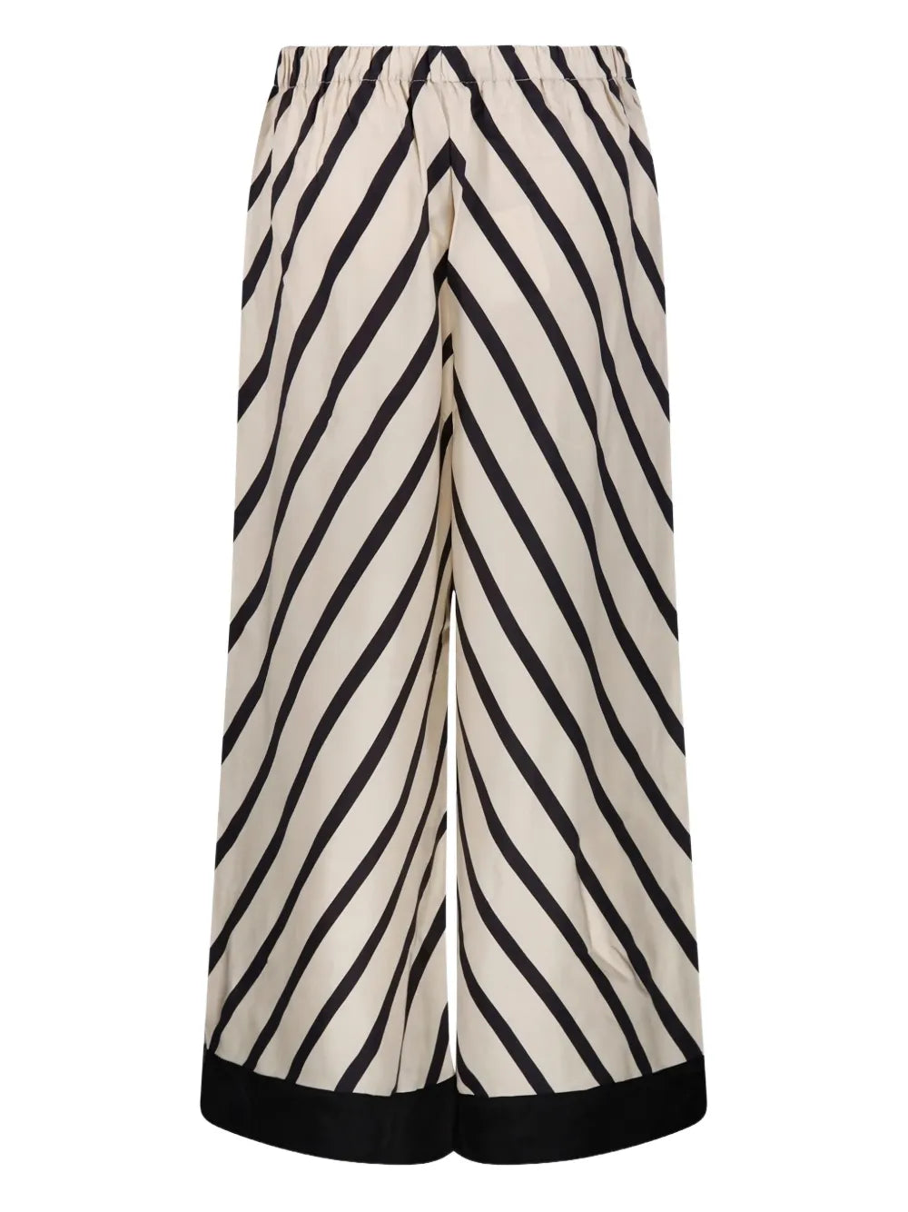 Striped Wide-Leg Trousers