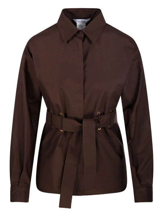 Juglas Belted Shirt Jacket