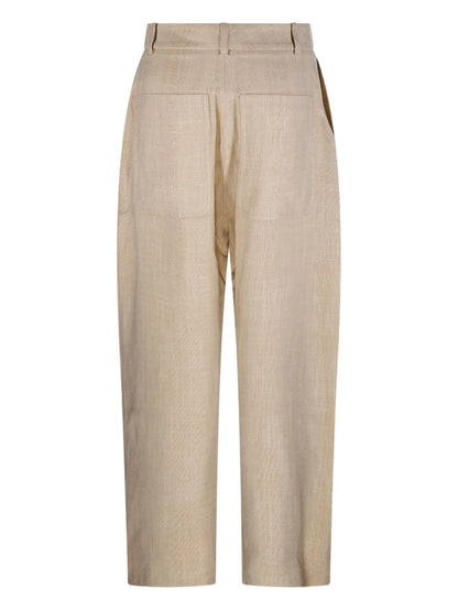 Wool-Linen Trousers