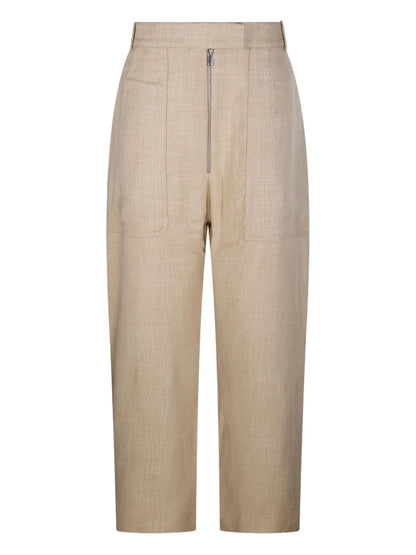 Wool-Linen Trousers