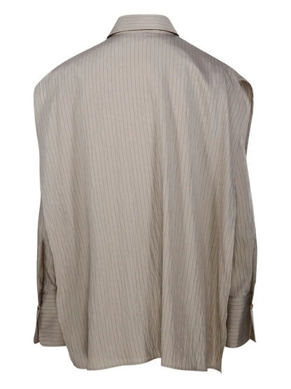 Cape-Attached Shirt