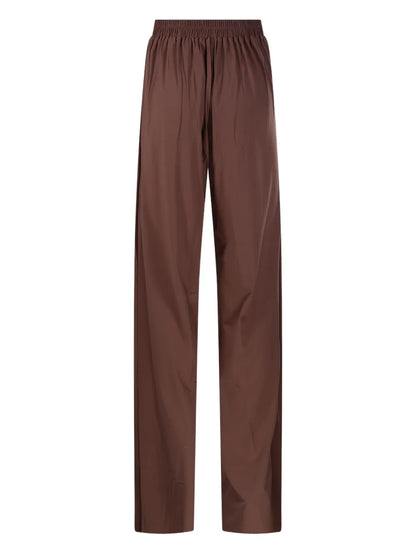 Pleated Wide-Leg Trousers