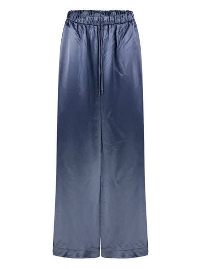 Clorella Satin Wide-Leg Trousers