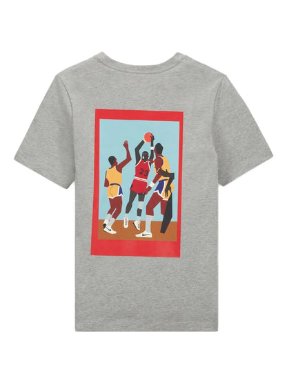 Graphic-Print "Grey" T-Shirt