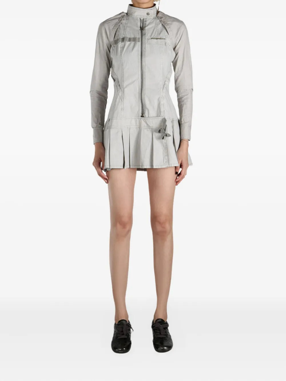 Cotton Pleated Dress