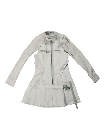 Cotton Pleated Dress