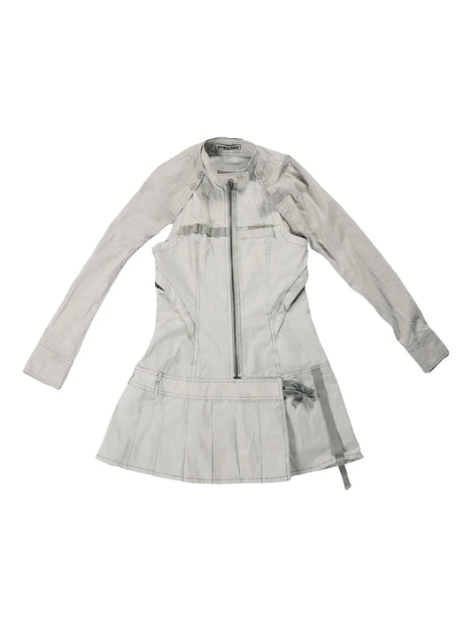 Cotton Pleated Dress