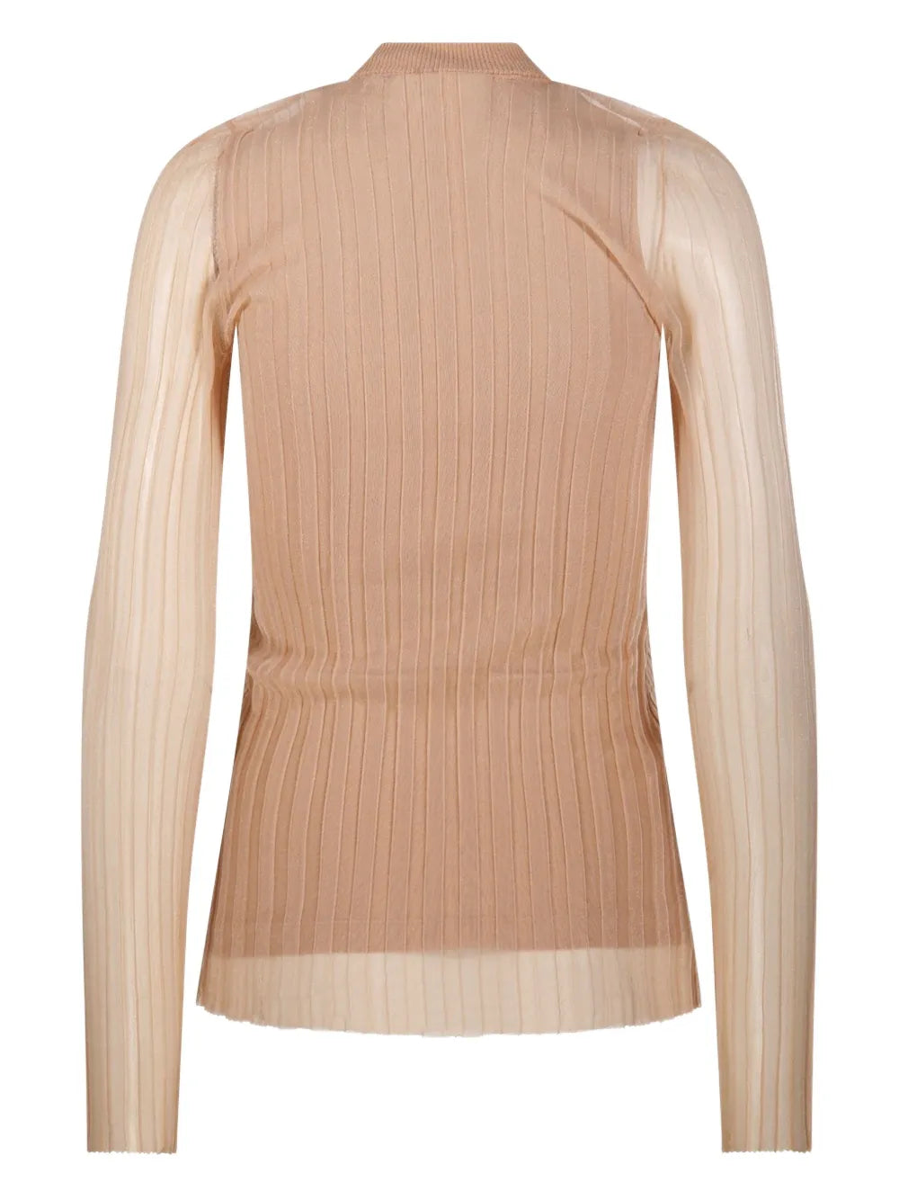 Ribbed Long-Sleeve Sweater