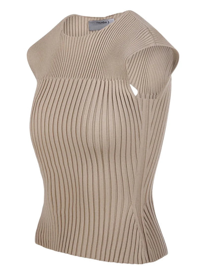 Ribbed Sleeveless Top