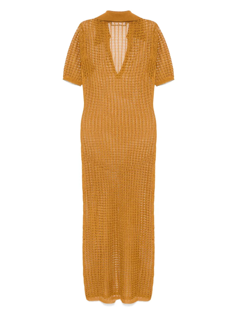 Open-Knit Maxi Dress