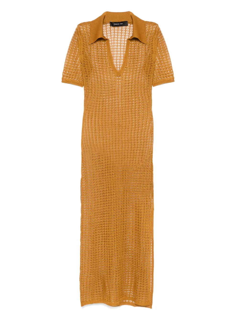Open-Knit Maxi Dress