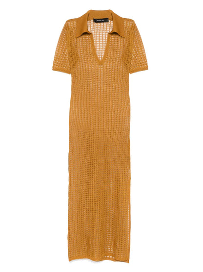 Open-Knit Maxi Dress