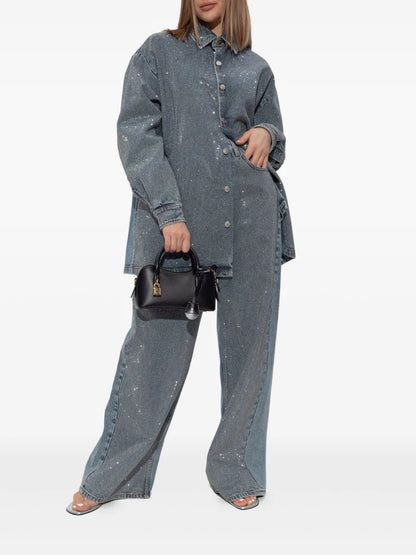 Rhinestone-Embellished Shirt