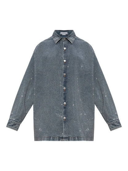 Rhinestone-Embellished Shirt