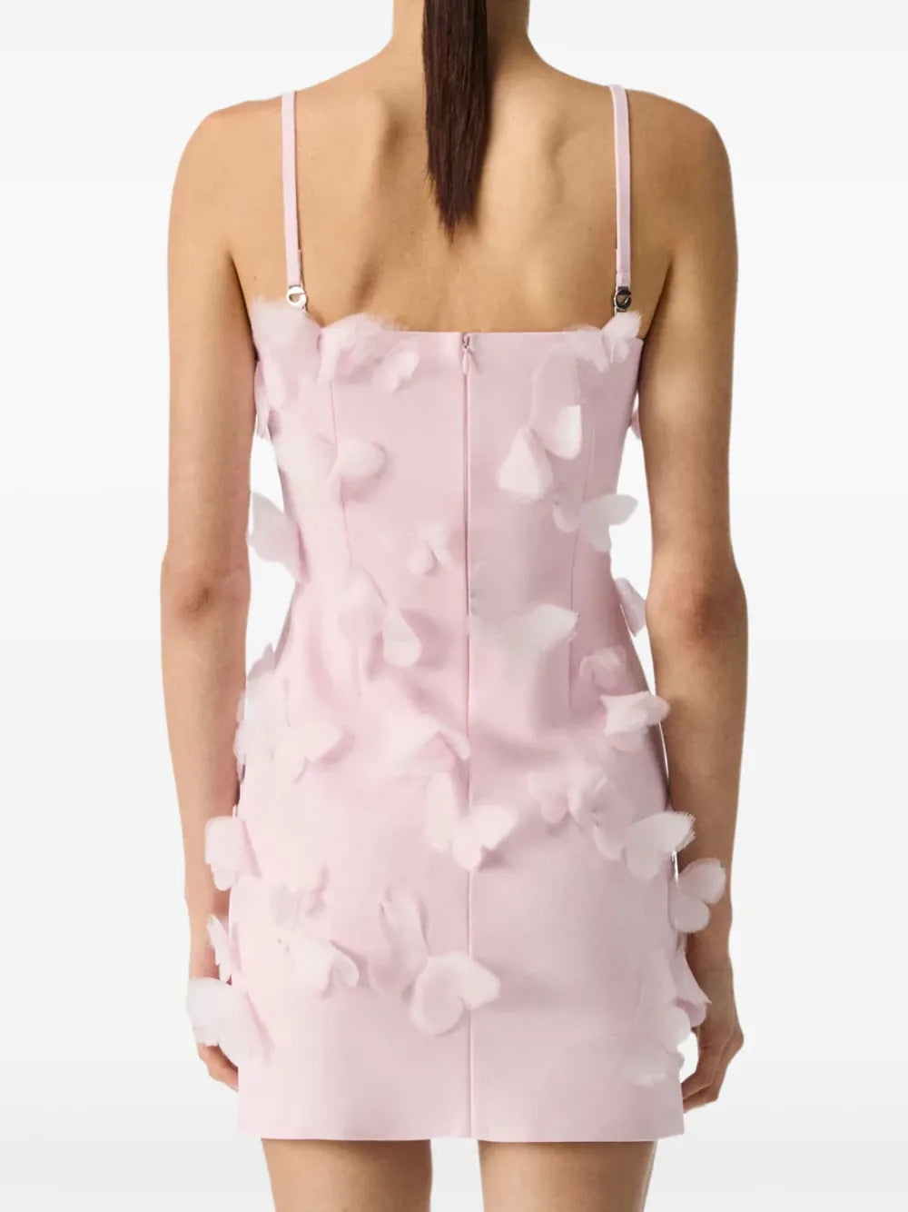 Butterfly-Embellished Mini Dress