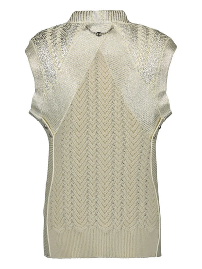 Textured-Knit Sleeveless Top
