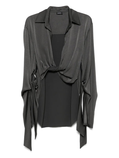Twist-Detailing Blouse