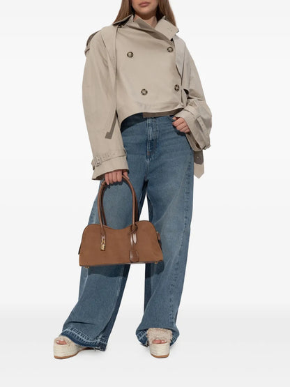Cropped Trench Jacket