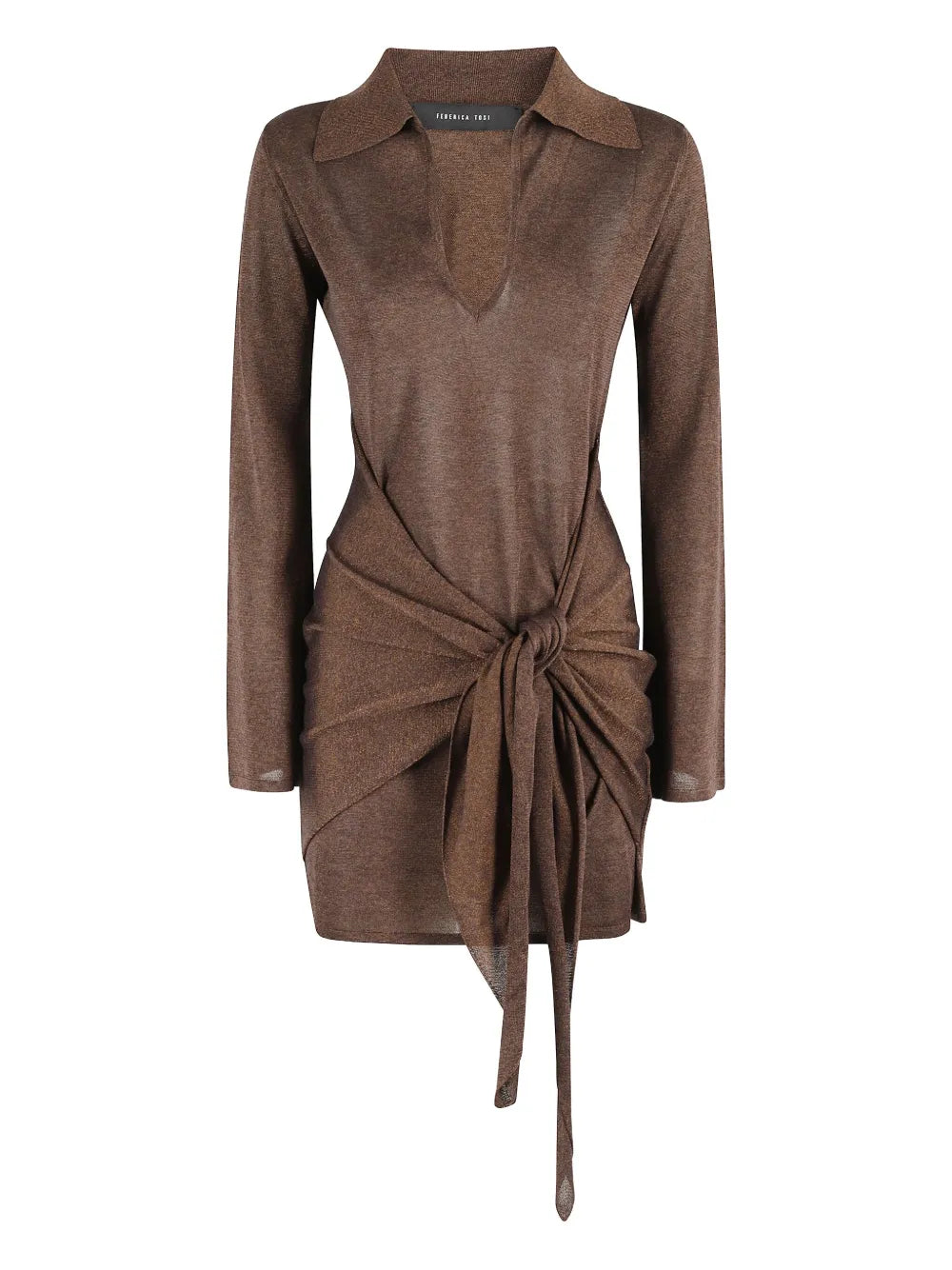 Knotted-Detail Dress