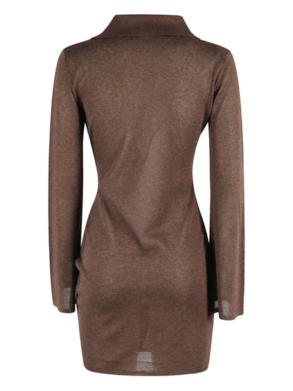 Knotted-Detail Dress