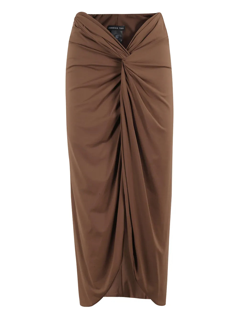 Draped Maxi Skirt