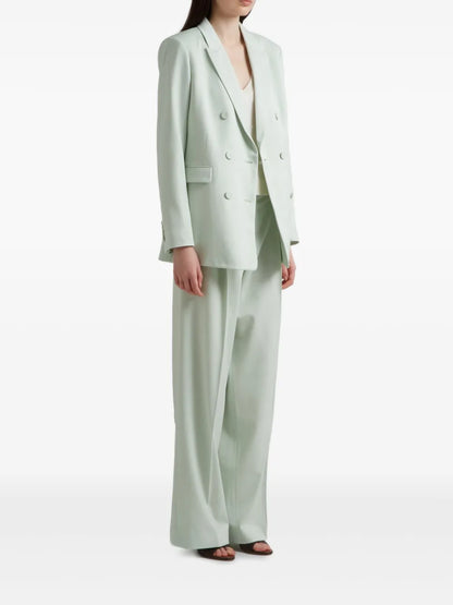 Double-Breasted Wool Blazer