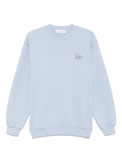 Ciao Amore-Embroidered Sweatshirt
