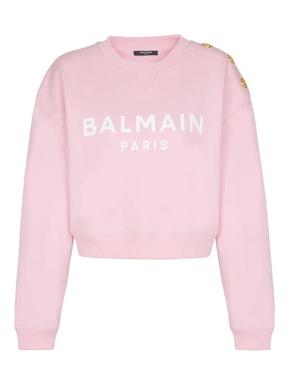 Balmain Paris-Print Sweatshirt