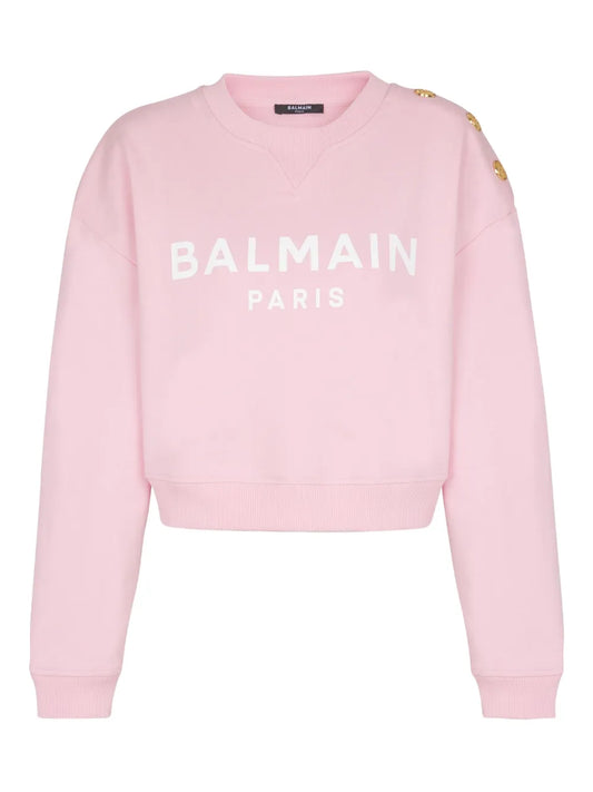 Balmain Paris-Print Sweatshirt