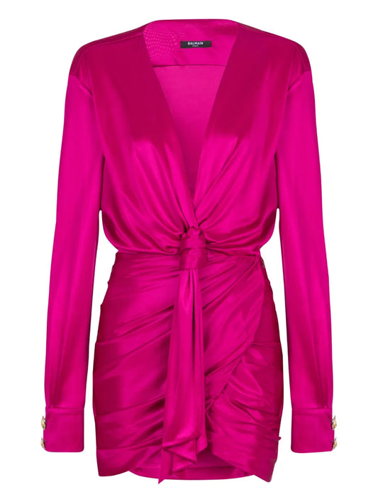 Draped Jersey Dress