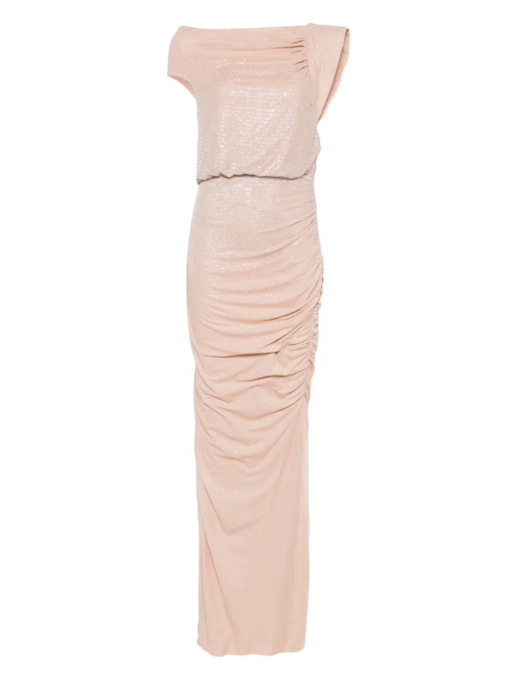 Crystal-Embellished Maxi Dress